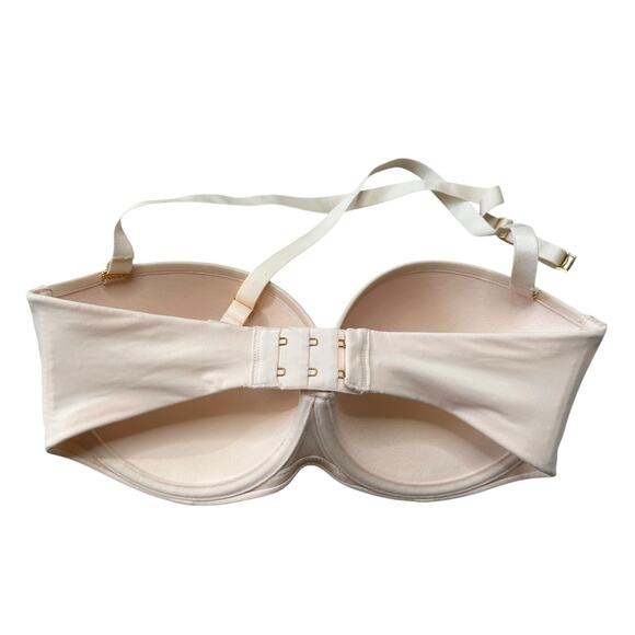 THIRDLOVE 24/7 Classic Strapless Bra Tan Light Pink Women's Size 32D1/2 - Picture 3 of 4